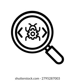 Syntax Error Debugging Icon for Quality Assurance
