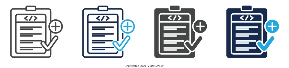 syntax icon sheet multiple concept