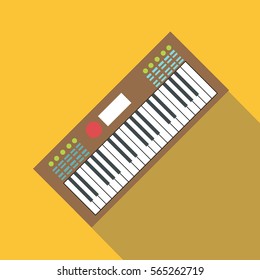 Synth icon. Flat illustration of synth vector icon for web design