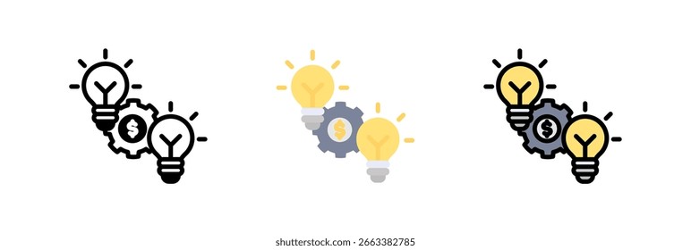 Elemento De Ícone De Síntese Para Design