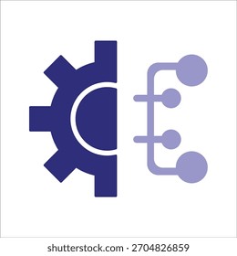 Iconos de síntesis. Vector coloreado simple