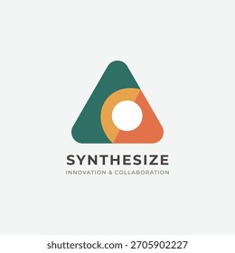 Sintetizar el diseño Abstractas del logotipo del círculo infinito del ojo para la identidad Corporativa