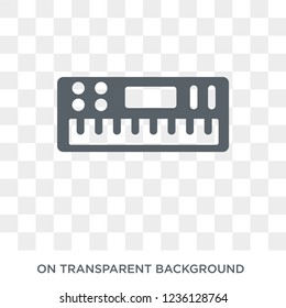 Synthesizer icon. Synthesizer design concept from Music collection. Simple element vector illustration on transparent background.