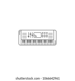 Synthesizer icon. Simple element illustration. Synthesizer symbol design template. Can be used for web and mobile on white background
