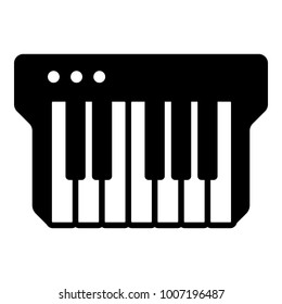 Synthesizer icon. Simple illustration of synthesizer vector icon for web