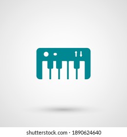 synthesizer icon. Vector illustration EPS 10.