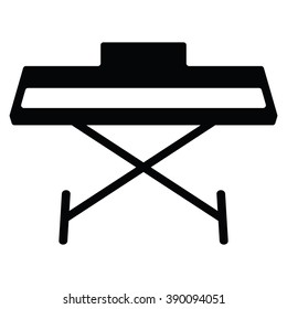 synthesizer icon Vector Illustration on the white background.