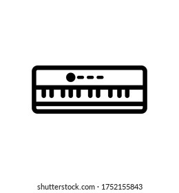 synthesizer icon vector symbol template