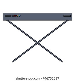 synthesizer instrument isolated icon