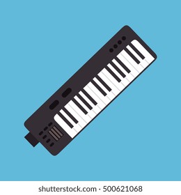 synthesizer music instrument graphic icon