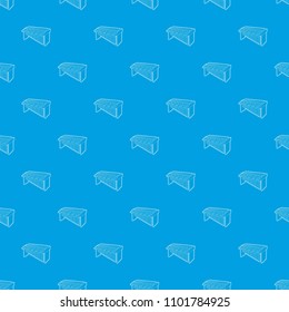 Synthesizer pattern vector seamless blue repeat for any use