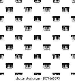 Synthesizer pattern vector seamless repeating for any web design