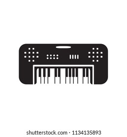 Synthesizer or Piano icon. Vector.