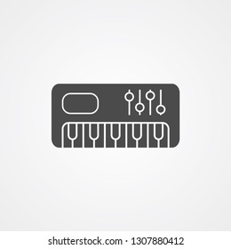 Synthesizer vector icon sign symbol