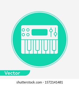 Synthesizer vector icon sign symbol