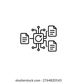 Synthetic data generation represented by a digital cloning module duplicating raw database files