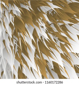 synthetic fur vector texture. brown shaggy animal skin imitation, furry background.