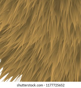  synthetic fur vector texture. brown shaggy animal skin imitation, furry background.