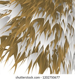  synthetic fur vector texture. brown shaggy animal skin imitation, furry background.