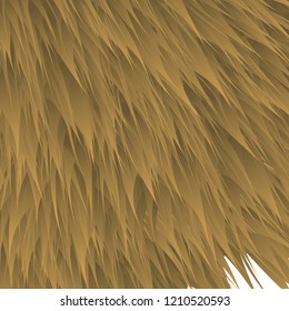  synthetic fur vector texture. brown shaggy animal skin imitation, furry background.