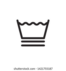 synthetic icon. Simple thin line, outline vector of Laundry icons for UI and UX, website or mobile application