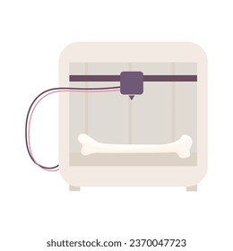 A synthetic organ. bone. 3D printer, bioprinting, prosthetics. Medical printing. 