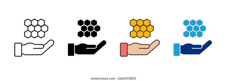 Conjunto de iconos de piel sintética Colección de estilo múltiple