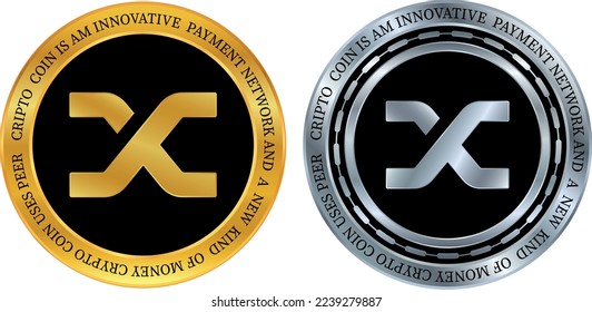 synthetix-snx coin vector illustrations. 3d illustration.