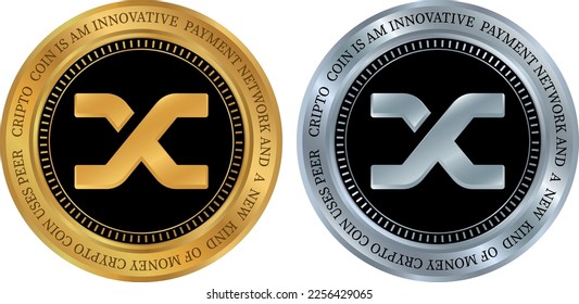 synthetix-snx coin vector illustrations. 3d illustration.