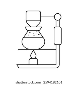 syphone icon with white background vector stock illustration