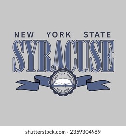 Vector gráfico de la variación de la cresta de Syracuse