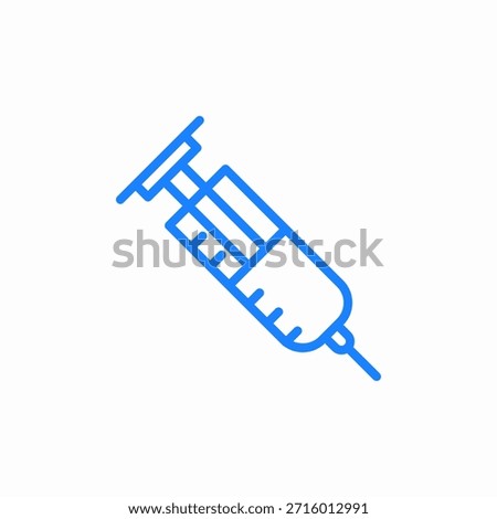 syrenge injection icon sign vector