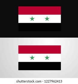 Syria Flag banner design