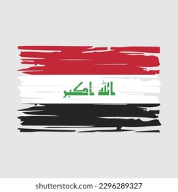 Syria Flag Brush Vector Illustration