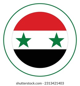 Bandera de Siria. Bandera de Siria en forma de diseño