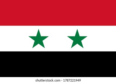 Syria flag image vector. EPS.file.