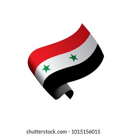 Syria flag, vector illustration