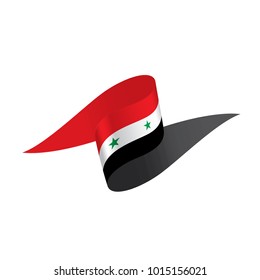 Syria flag, vector illustration