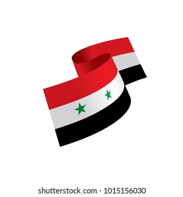 Syria flag, vector illustration