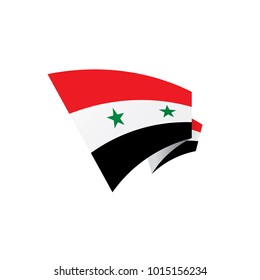 Syria flag, vector illustration