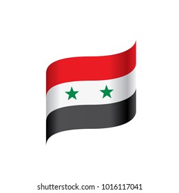 Syria flag, vector illustration