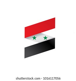 Syria flag, vector illustration
