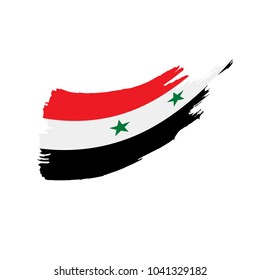 Syria flag, vector illustration