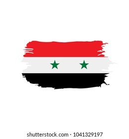 Syria flag, vector illustration