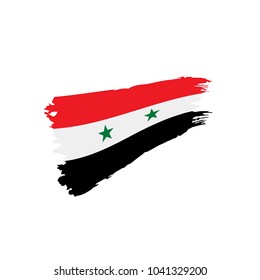 Syria flag, vector illustration