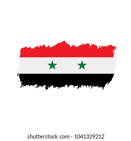 Syria flag, vector illustration