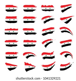 Syria flag, vector illustration