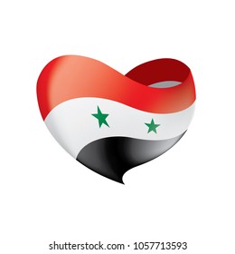 Syria flag, vector illustration