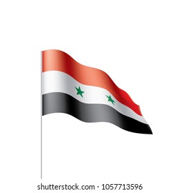 Syria flag, vector illustration