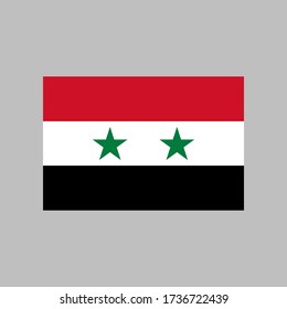 Syria flag vector illustration in high quality for ui and ux, website or mobile application